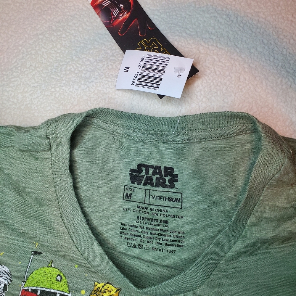 Star Wars Green Empire Strikes Back Graphic Tee - Picture 3 of 4